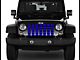ZKD Customs Grille Insert; Black and Blue Dog Paw Flag (07-18 Jeep Wrangler JK)