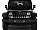 ZKD Customs Grille Insert; Black and Dark Gray American Flag (07-18 Jeep Wrangler JK)