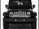 ZKD Customs Grille Insert; Black and White Dog Paw Flag (07-18 Jeep Wrangler JK)