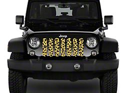 ZKD Customs Grille Insert; Leopard Print (07-18 Jeep Wrangler JK)