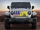 ZKD Customs Grille Insert; Merica/DTOM Flag (18-24 Jeep Wrangler JL)