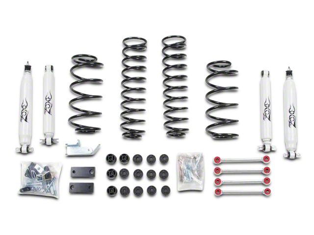 Zone Offroad 4.25-Inch Combo Lift Kit with Nitro Shocks (97-06 Jeep Wrangler TJ)