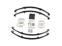 Zone Offroad 2-Inch Leaf Spring Suspension Lift Kit with Nitro Shocks (87-95 Jeep Wrangler YJ)