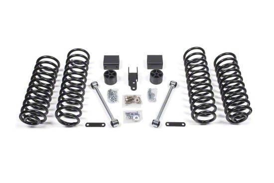 Zone Offroad Jeep Wrangler 4-Inch Coil Spring Suspension Lift Kit with ...