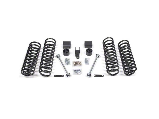 Zone Offroad 4-Inch Coil Spring Suspension Lift Kit with Nitro Shocks (12-18 Jeep Wrangler JK 2-Door)