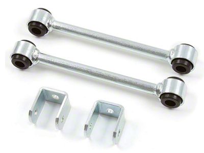 Zone Offroad Front Sway Bar Links with 3 to 4-Inch Lift (97-06 Jeep Wrangler TJ)