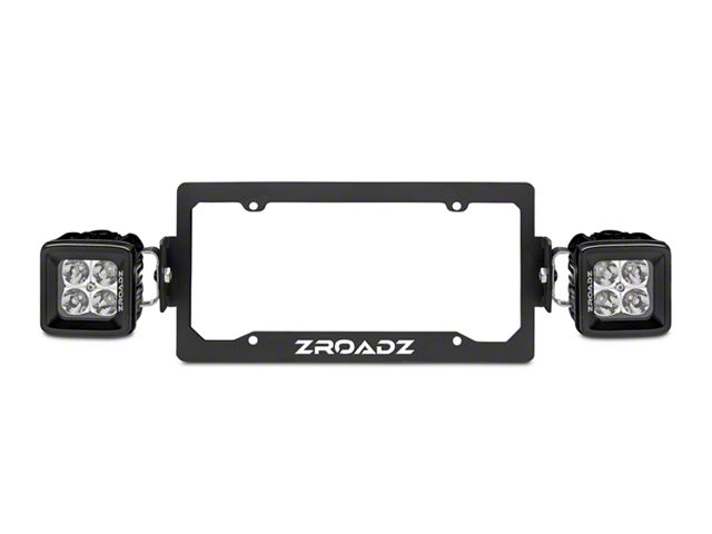 ZRoadz License Plate Frame LED Mounting Kit (Universal; Some Adaptation May Be Required)