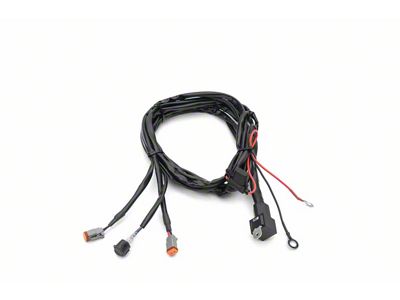 ZRoadz Universal DT Wiring Harnesss for Two LED Light Bars; 25-Foot