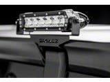 ZRoadz Two 6-Inch LED Light Bars with Rear Window Hinge Mounting Brackets (18-25 Jeep Wrangler JL, Excluding 4xe)