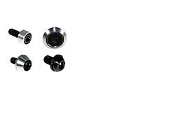 ZSPEC Design Interior Dress Up Bolts Fastener Kit; Titanium and Billet; Black/Silver (21-24 Bronco)