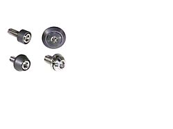 ZSPEC Design Interior Dress Up Bolts Fastener Kit; Titanium and Billet; Silver/Gunmetal (21-24 Bronco)