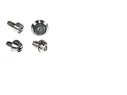 ZSPEC Design Interior Dress Up Bolts Fastener Kit; Titanium and Billet; Silver/Silver (21-24 Bronco)