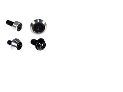 ZSPEC Design Stage 3 Dress Up Bolts Fastener Kit; Titanium and Billet; Black/Silver (21-24 2.7L EcoBoost Bronco)