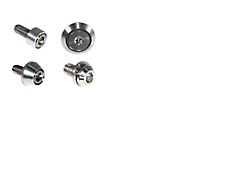 ZSPEC Design Stage 3 Dress Up Bolts Fastener Kit; Titanium and Billet; Silver/Silver (21-24 2.7L EcoBoost Bronco)