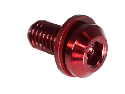 ZSPEC Design Off-Road Step Rails Fastener Kit; Grade-5 Titanium; Red (22-25 Frontier)