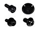 ZSPEC Design Stage 2 Dress Up Bolts Fastener Kit; Titanium and Billet; Black/Black (05-21 Frontier)