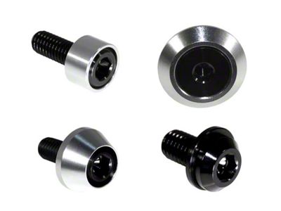 ZSPEC Design Stage 2 Dress Up Bolts Fastener Kit; Titanium and Billet; Black/Silver (05-21 Frontier)