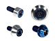 ZSPEC Design Stage 2 Dress Up Bolts Fastener Kit; Titanium and Billet; Blue/Silver (05-21 Frontier)