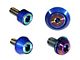 ZSPEC Design Stage 2 Dress Up Bolts Fastener Kit; Titanium and Billet; Burned/Blue (22-24 Frontier)