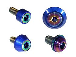 ZSPEC Design Stage 2 Dress Up Bolts Fastener Kit; Titanium and Billet; Burned/Blue (05-21 Frontier)