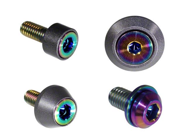 ZSPEC Design Stage 2 Dress Up Bolts Fastener Kit; Titanium and Billet; Burned/Gunmetal (05-21 Frontier)