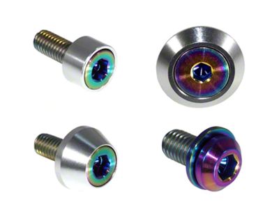 ZSPEC Design Stage 2 Dress Up Bolts Fastener Kit; Titanium and Billet; Burned/Silver (22-24 Frontier)