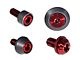 ZSPEC Design Stage 2 Dress Up Bolts Fastener Kit; Titanium and Billet; Red/Gunmetal (22-24 Frontier)