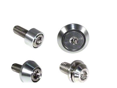 ZSPEC Design Stage 2 Dress Up Bolts Fastener Kit; Titanium and Billet; Silver/Silver (22-24 Frontier)