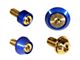 ZSPEC Design Stage 2 Dress Up Bolts Fastener Kit; Titanium and Billet; Gold/Blue (05-21 Frontier)