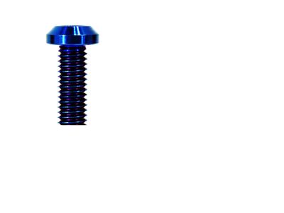 ZSPEC Design Utili-Track Fastener and Washer; Titanium; Blue (05-25 Frontier)