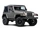 RedRock 3-Inch Round Side Step Bars; Textured Black (87-06 Jeep Wrangler YJ & TJ, Excluding Unlimited)