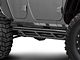 RedRock Side Armor; Textured Black (07-18 Jeep Wrangler JK 4-Door)