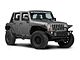 RedRock Side Armor; Textured Black (07-18 Jeep Wrangler JK 4-Door)