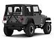 RedRock Rock Crawler Rear Bumper with Tire Carrier; Textured Black (87-06 Jeep Wrangler YJ & TJ)