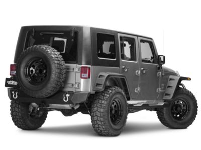 Mopar Jeep Wrangler Factory Style Molded Side Step Bars; Black 82210571AD  (07-18 Jeep Wrangler JK 4-Door) - Free Shipping