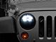 Raxiom Axial Series LED Headlights; Black Housing; Clear Lens (97-18 Jeep Wrangler TJ & JK)