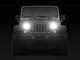 LED Headlights; Black Housing; Clear Lens (97-18 Jeep Wrangler TJ & JK)