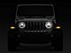 Oracle 7-Inch High Powered LED Headlights with LED Halo; Black Housing; Clear Lens (18-24 Jeep Wrangler JL)