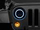 Raxiom Axial Series 7-Inch LED Headlights with RGB Halo; Black Housing; Clear Lens (97-18 Jeep Wrangler TJ & JK)