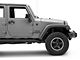 Jeep Licensed by RedRock Sport Side Logo; Matte Black (87-18 Jeep Wrangler YJ, TJ & JK)