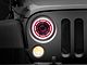 Oracle Oculus 7-Inch ColorSHIFT Bi-LED Projector Headlights; Black Housing; Clear Lens (07-18 Jeep Wrangler JK)