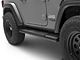 Barricade S6 Running Boards; Textured Black (18-24 Jeep Wrangler JL 2-Door)