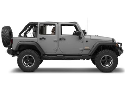 Smittybilt Jeep Wrangler Extended Top; Black Diamond 94635 (10-18 Jeep Wrangler  JK 4-Door) - Free Shipping