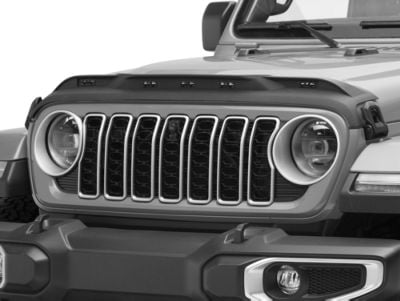 American Modified Jeep Wrangler Goliath Grille with LED Amber Lights ...