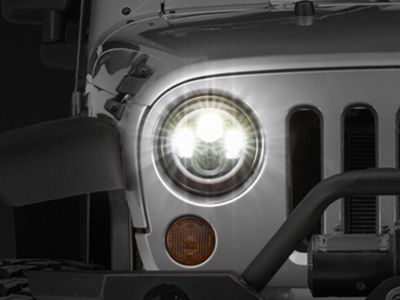 Raxiom Jeep Wrangler Axial Series LED Halo Headlights with DRL and ...