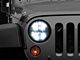 Raxiom Axial Series LED Headlights; Black Housing; Clear Lens (97-18 Jeep Wrangler TJ & JK)