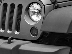 Raxiom Axial Series LED Turn Signals with Halo; Smoked (07-18 Jeep Wrangler JK)