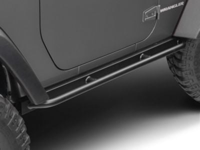 Barricade Jeep Wrangler Enhanced Rubi Rails; Textured Black J100746 (07 ...