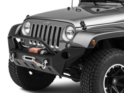 Barricade Jeep Wrangler Extreme HD Full Width Front Bumper with LED Fog ...