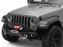 Barricade HD3 Stubby Winch Mount Front Bumper with LED Fog Lights (20-24 Jeep Gladiator JT)